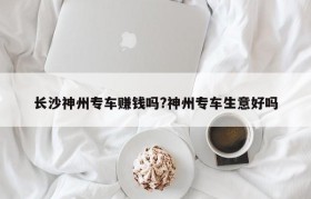 长沙神州专车赚钱吗?神州专车生意好吗